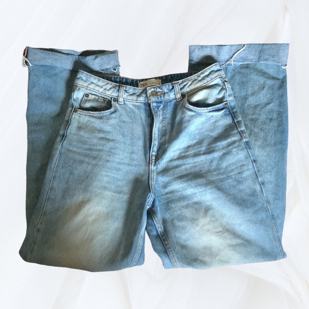 🛍️Zara Wide Leg Blue jeans USA Size 6